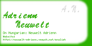 adrienn neuwelt business card